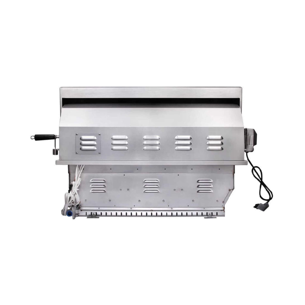 Edgestar 60K BTU 30-Inch Freestanding LED Lighting Grill And Cart With Rotisserie (SAK63985)
