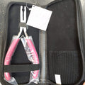 Babe Hair Extension Pliers, Pink - Salon Tool for Bead & Tip Extensions