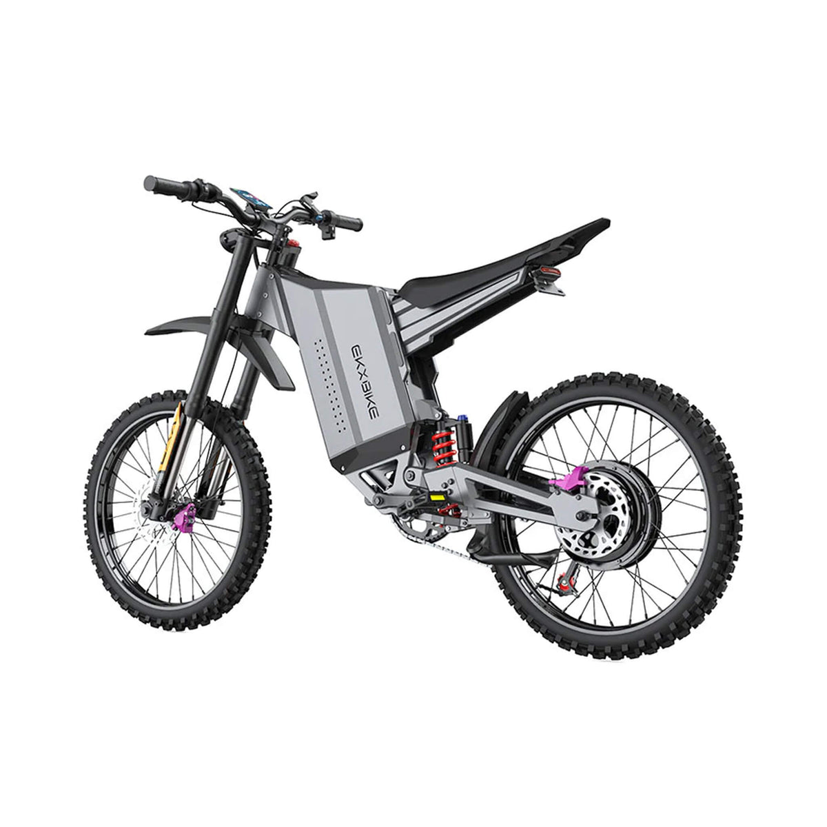 EKX GTS 8000W 72V/30AH Premium Electric High-Strength Steel Pipe Off-Road Mountain Dirt Bike (SAK31684)