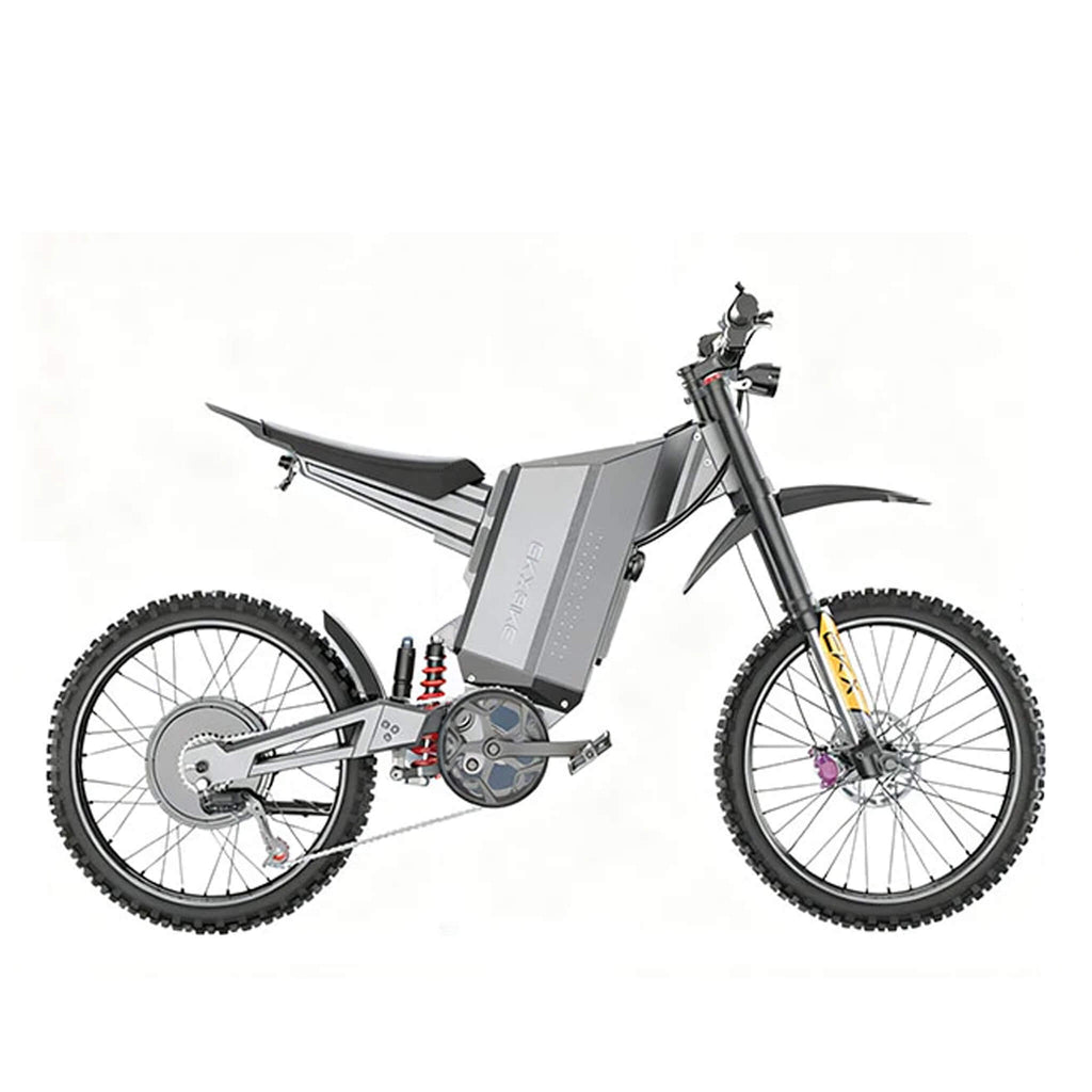 EKX GTS 8000W 72V/30AH Premium Electric High-Strength Steel Pipe Off-Road Mountain Dirt Bike (SAK31684)