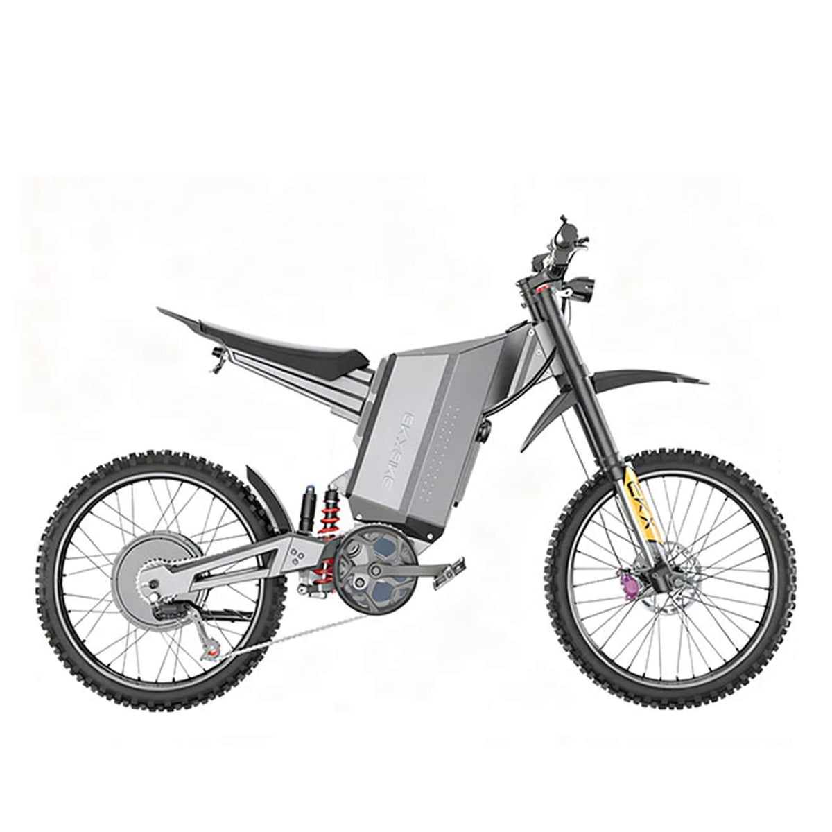 EKX GTS 8000W 72V/30AH Premium Electric High-Strength Steel Pipe Off-Road Mountain Dirt Bike (SAK31684)
