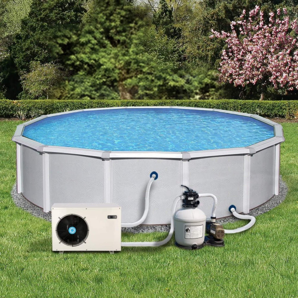 Energy-Saving Electric Swimming Pool Heat Pump For Above And Inground Pools, 6000 Gallons (SAK93541)