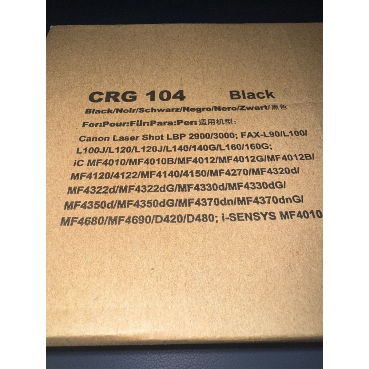 1PK CRG-104 Toner Compatible with Canon 104 ImageCLASS