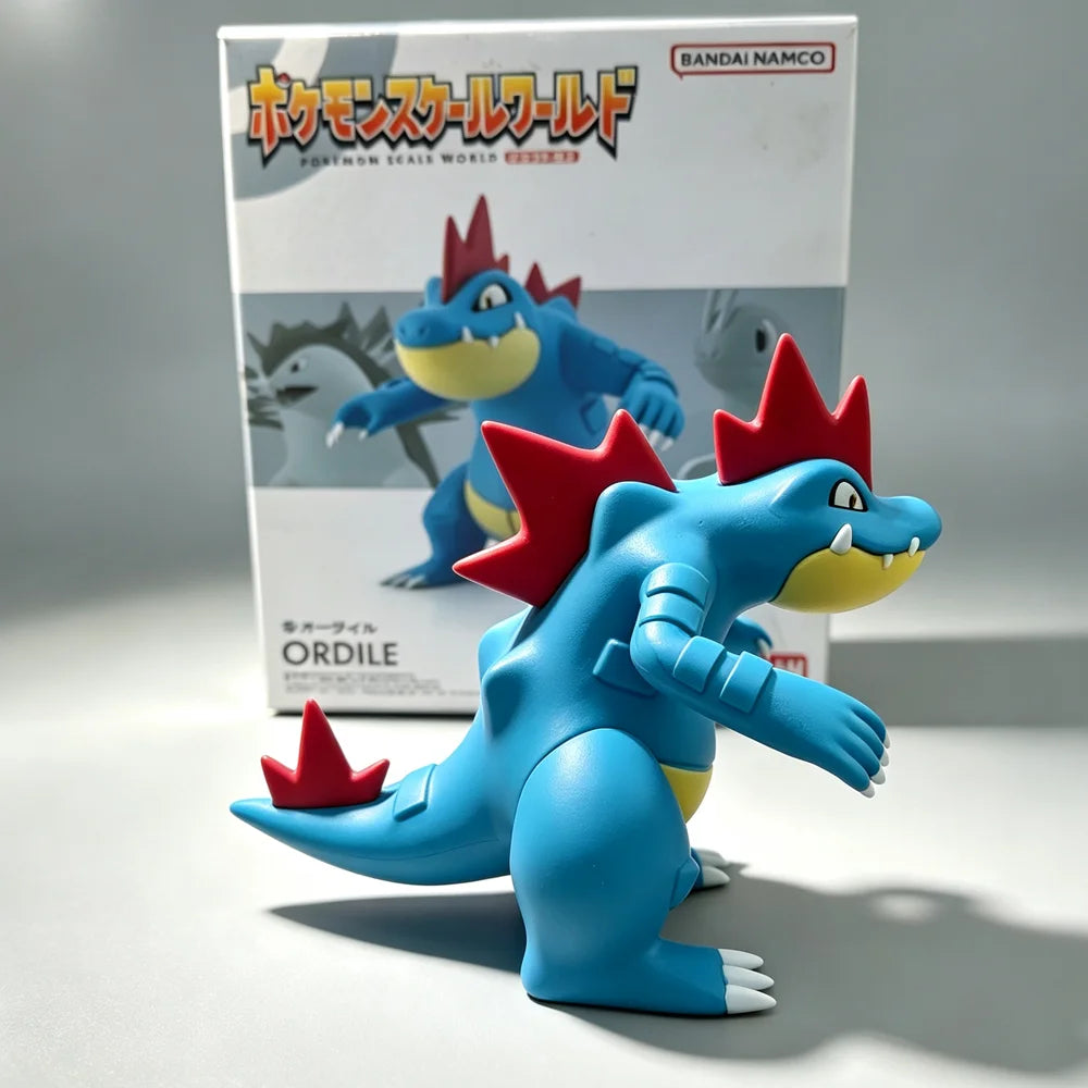 Anime Pokemon Figure Feraligatr Evolutionary Chain Action Figures Pvc Statue Desktop Collection Model Toys Gifts