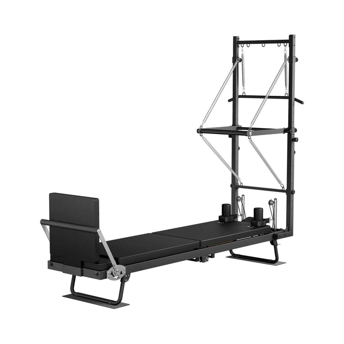 Foldable Dual Resistance Pilates Reformer Machine With Tower (SAK96041)