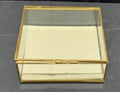 Small Glass Jewelry Box, Trinket & Ring Storage Display Case