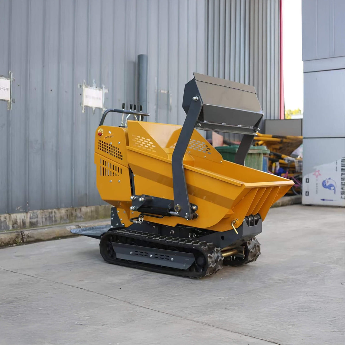 Heavy-Duty 6.5HP 1100LBS Tracked Hydraulic Dumper With Shovel (SAK62780)