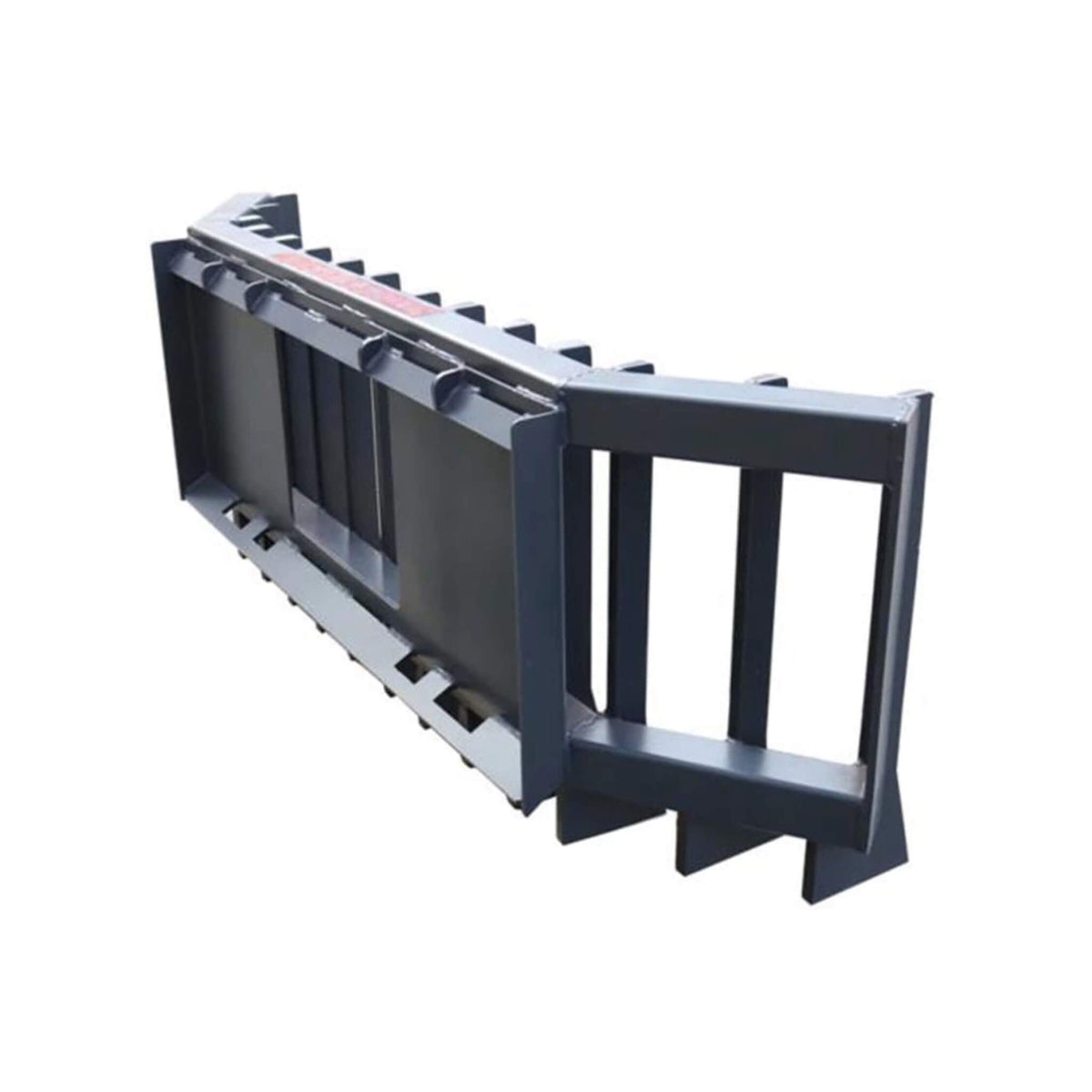 Heavy-Duty Push Stick Rake Skid Steer Attachment With Quick Attach (SAK60185)