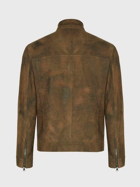 Handmade  Slim Fit Jacket With Artisan Stitch