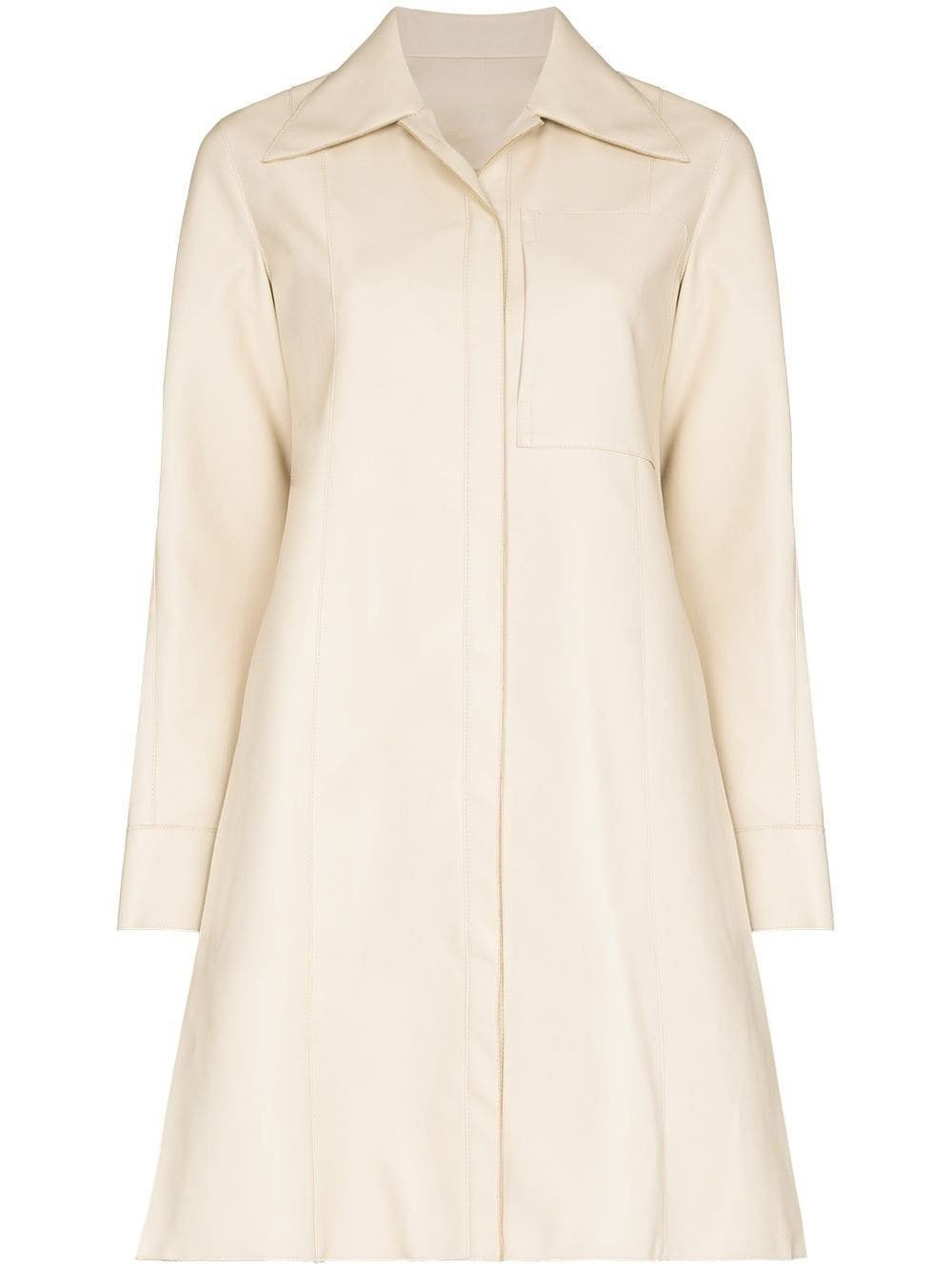 Handmade Eco-Leather Longline Shirt