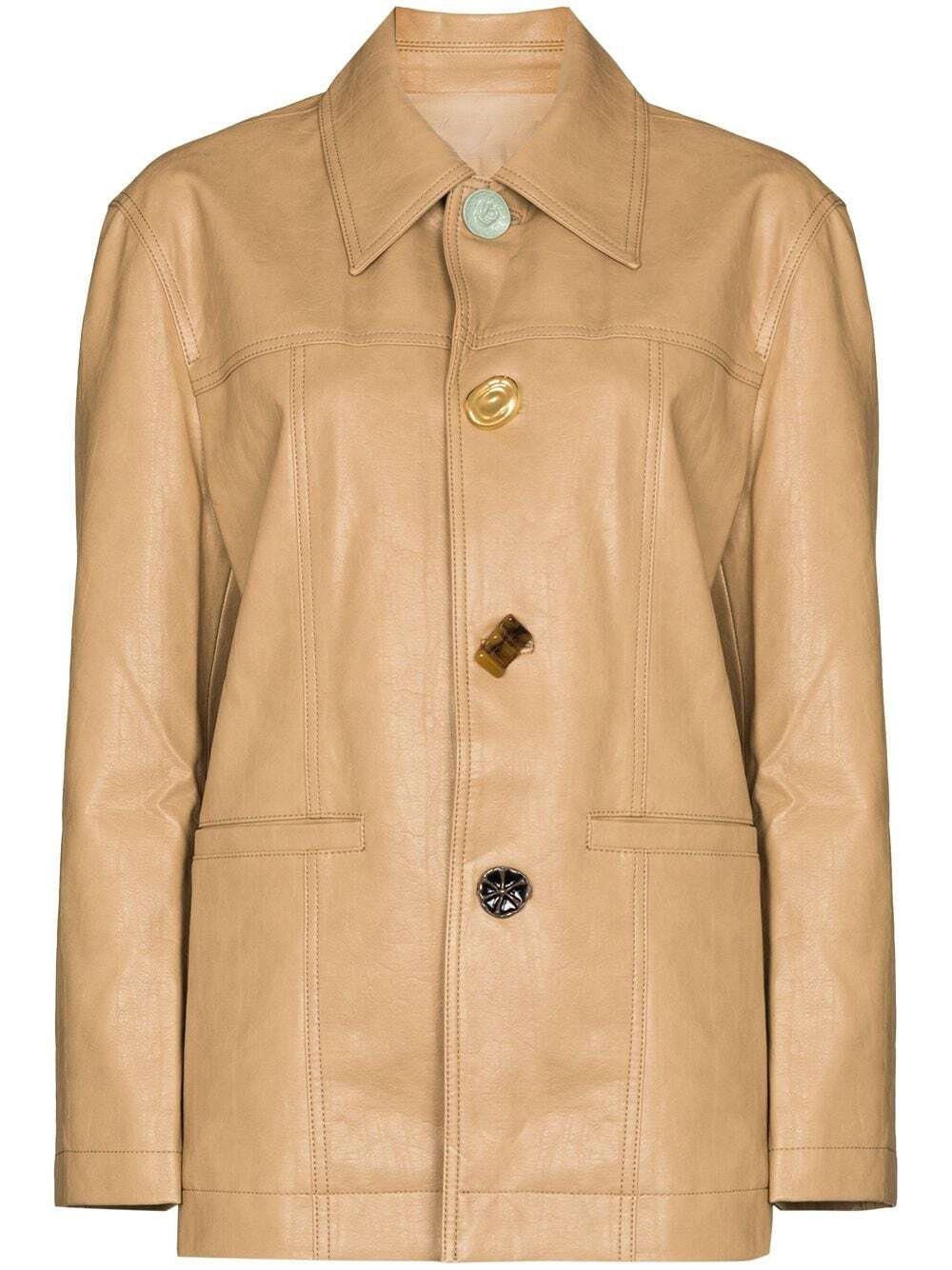 Handmade Cameron Faux-Leather Jacket