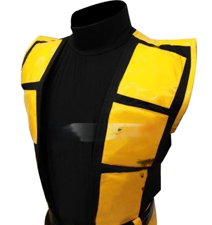 Handmade Scorpion Kombat Cosplay Vest