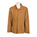 Handmade Brown Suede Leather Jacket Coat
