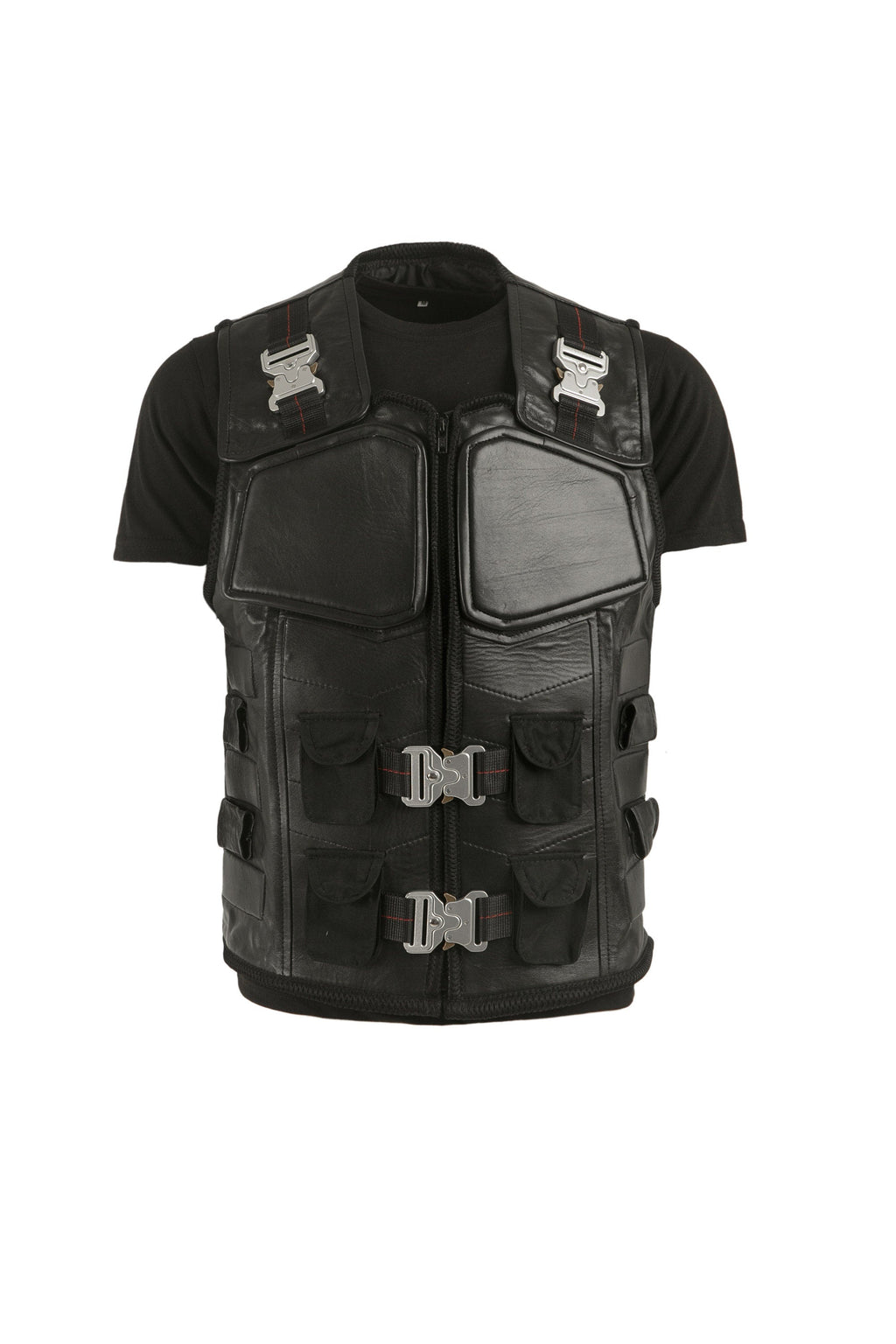 Handmade Wesley Snipes Blade Vest Trinity Vampire Hunter Military Style Handmade Cosplay Costume Leather Vest