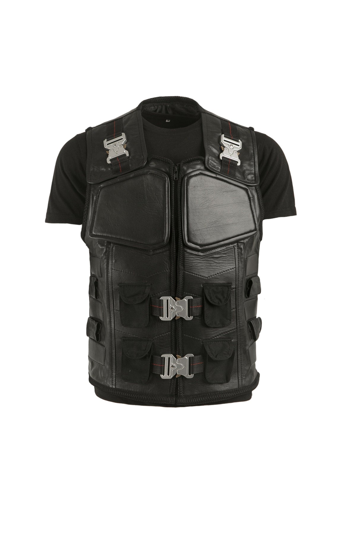 Handmade Wesley Snipes Blade Vest Trinity Vampire Hunter Military Style Handmade Cosplay Costume Leather Vest
