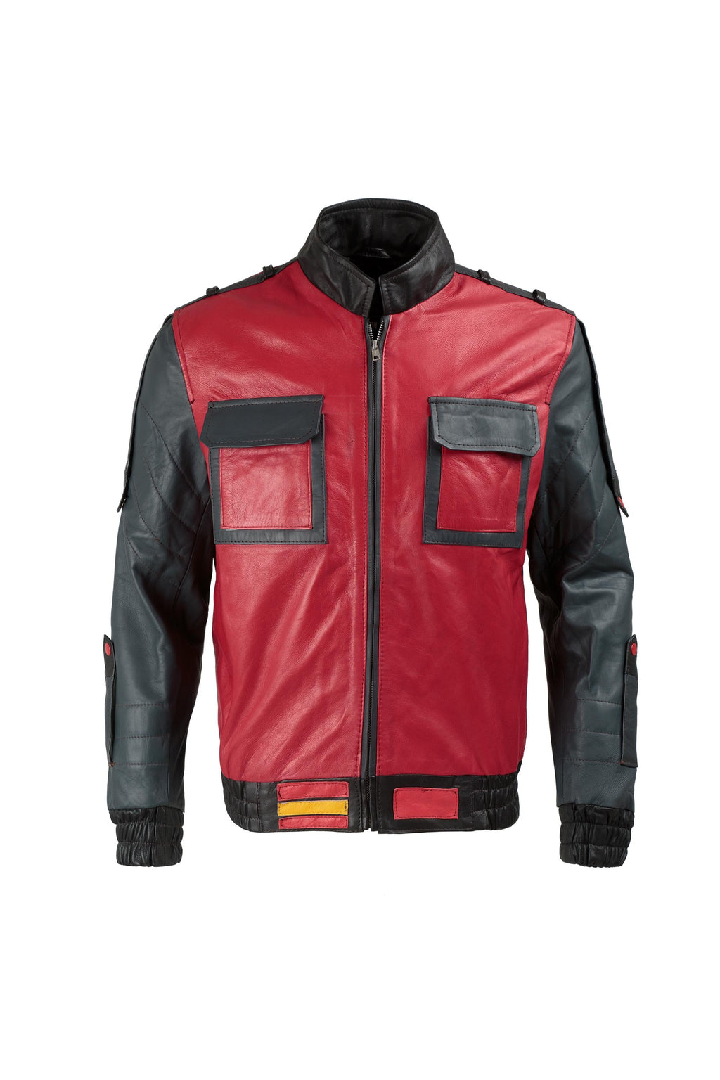 Handmade  Marty McFly 2 Leather jacket, BTTF Part ll Back to the future Michael J.Fox