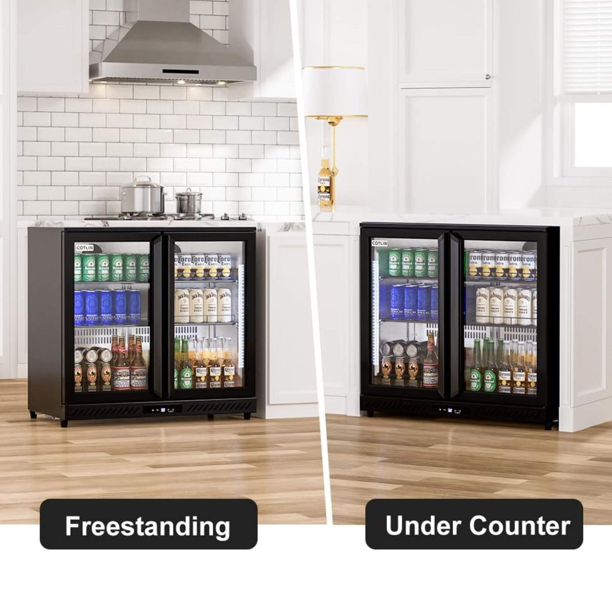 Industrial Freestanding Undercounter Beverage Refrigerator (SAK84019)