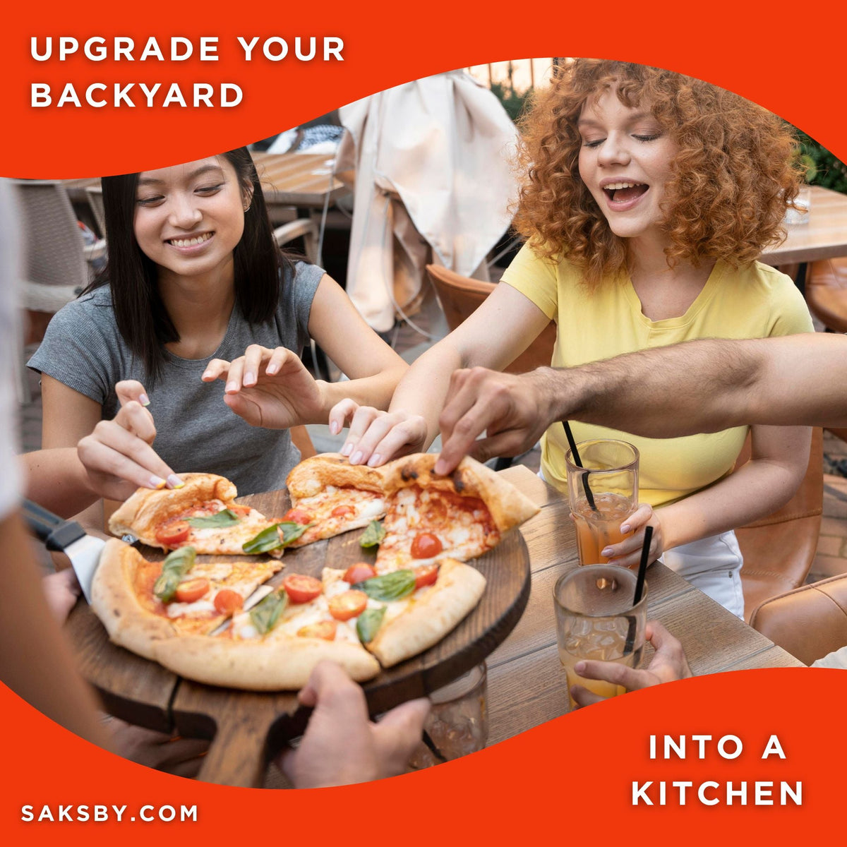 KoKoMo Grills Premium 32-Inch Stainless Steel Wood-Fired Pizza Oven [KO-PIZZAOVEN] (SAK92618)