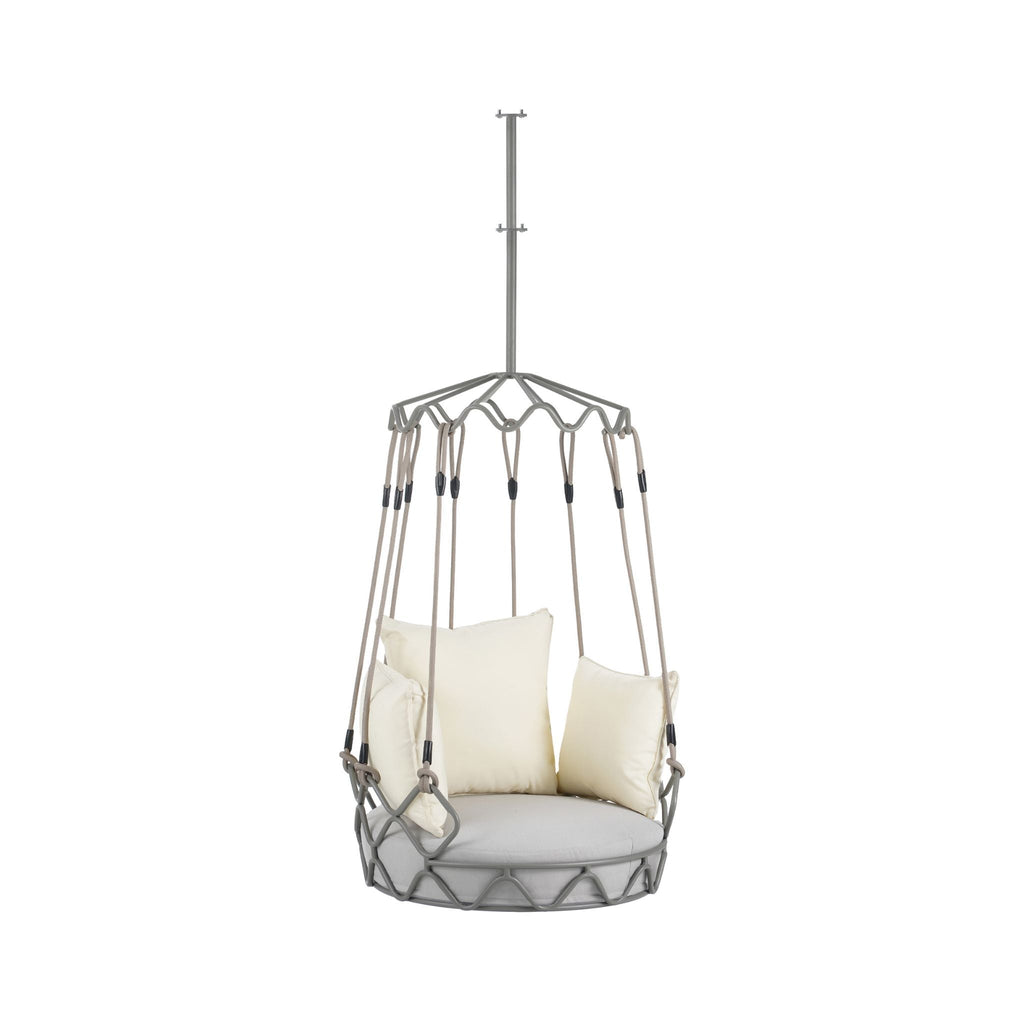 Luxury Outdoor Hanging Basket Porch Swing Chair With UV Resistant Cushions (SAK95678)