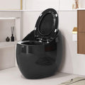 Modern 1.28 GPF Single Flush 1-Piece Ceramic Egg-Shaped Toilet (SAK93341)