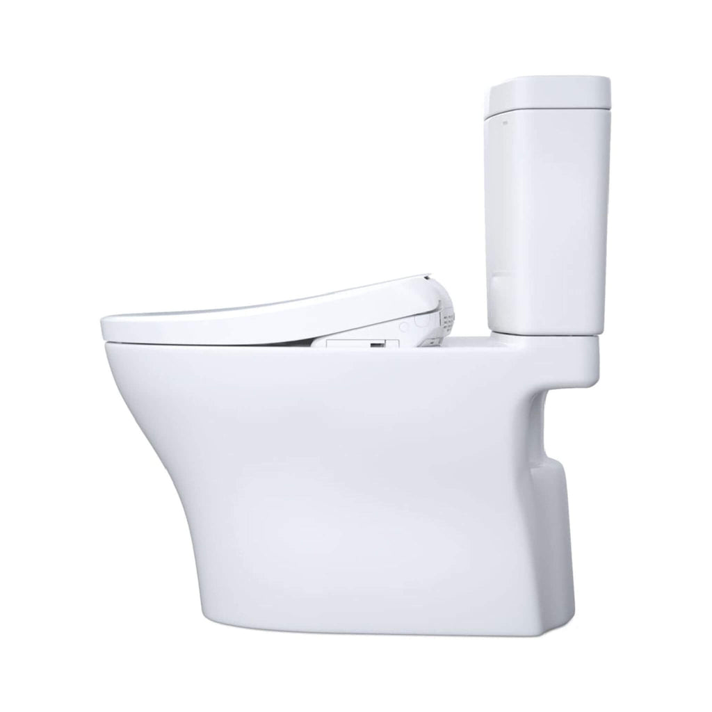 [MW4464726CEMFGN#01] TOTO Aquia IV Dual Flush Elongated Universal Height Toilet With Washlet S7 Bidet Seat (SAK53982)