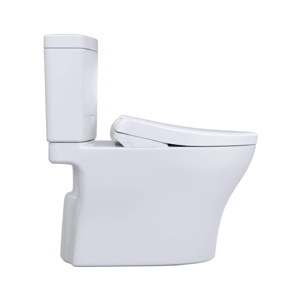 [MW4464726CEMFGN#01] TOTO Aquia IV Dual Flush Elongated Universal Height Toilet With Washlet S7 Bidet Seat (SAK53982)