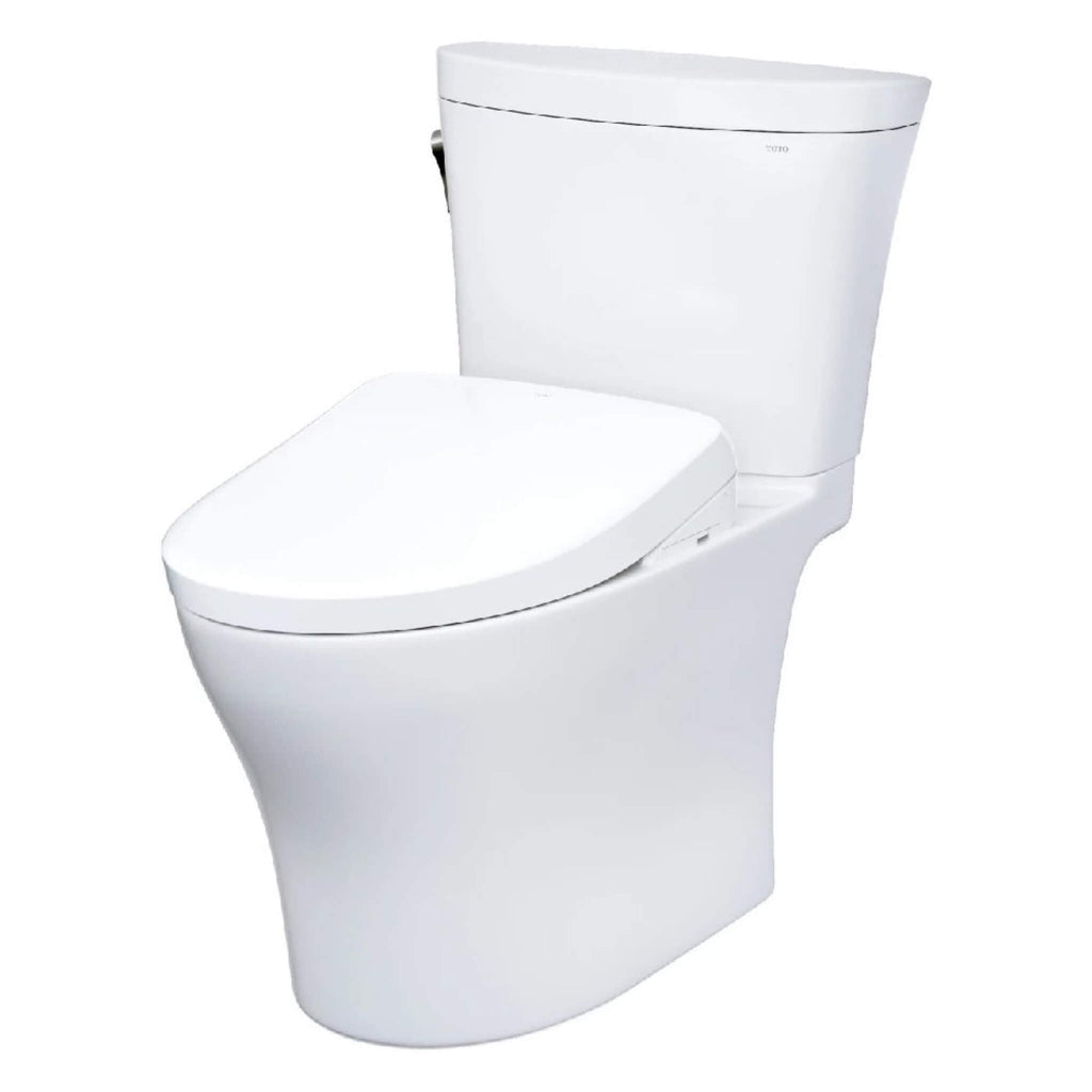 [MW4484726CEMFGN#01] TOTO Aquia IV Arc Dual Flush Universal Height Toilet With Washlet S7  Bidet Seat (SAK17483)