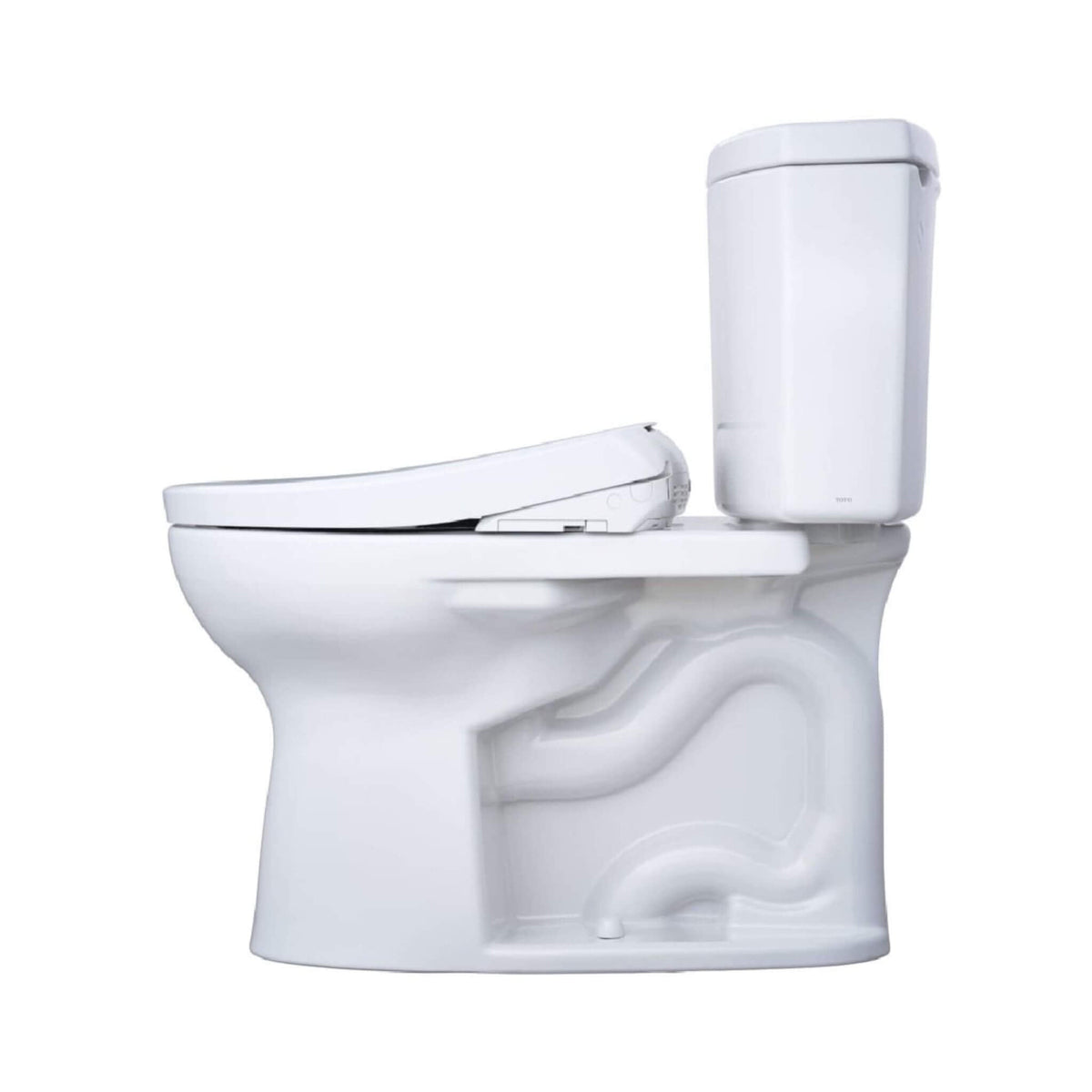 [MW4544726CEFG#01] TOTO Drake II 1.28 GPF Elongated Chair Height Toilet With Washlet S7 Bidet Seat (SAK29654)