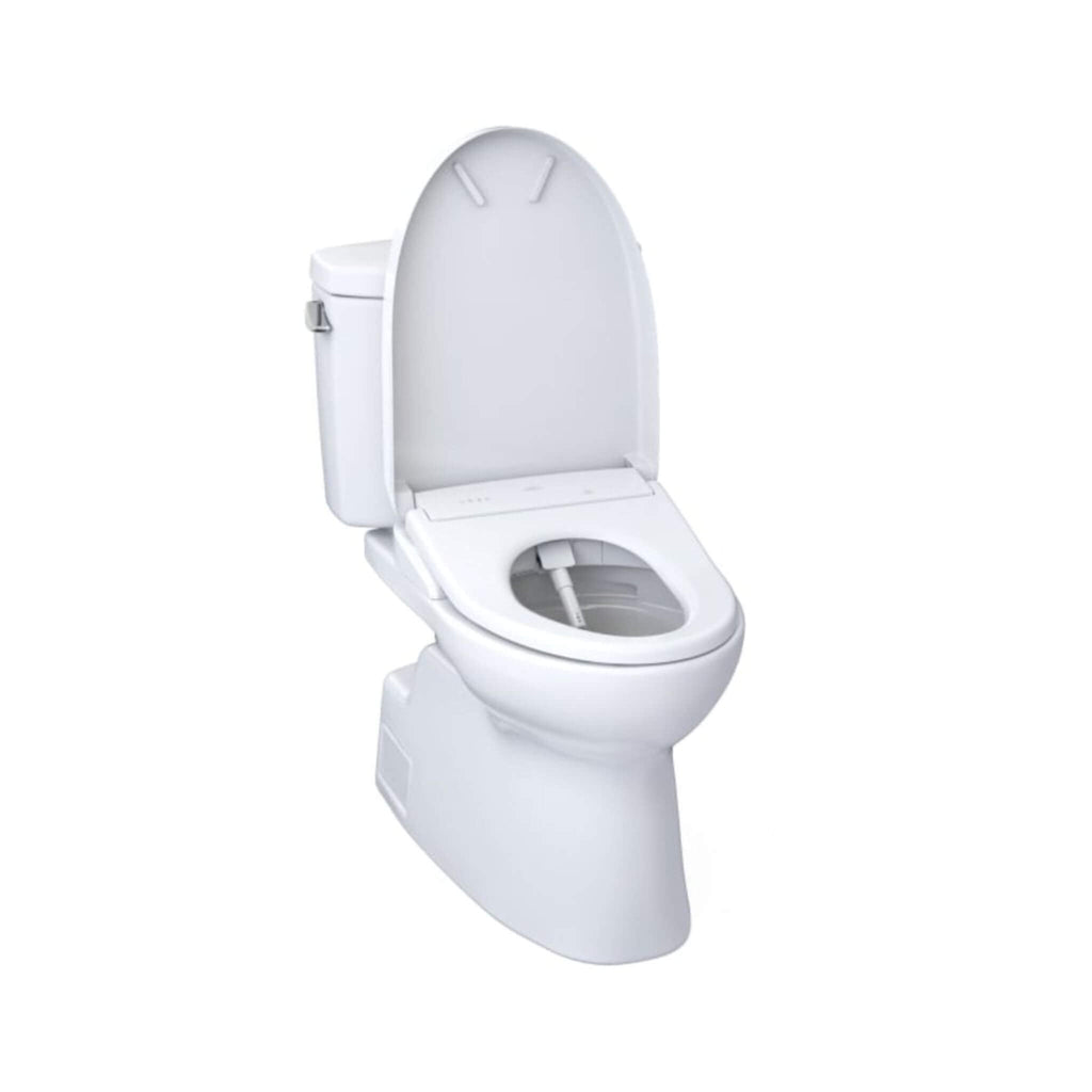 [MW4744726CEFG#01] TOTO Vespin II 1.28 GPF Chair Height Elongated Toilet With Washlet+ S7 Bidet Seat (SAK26135)