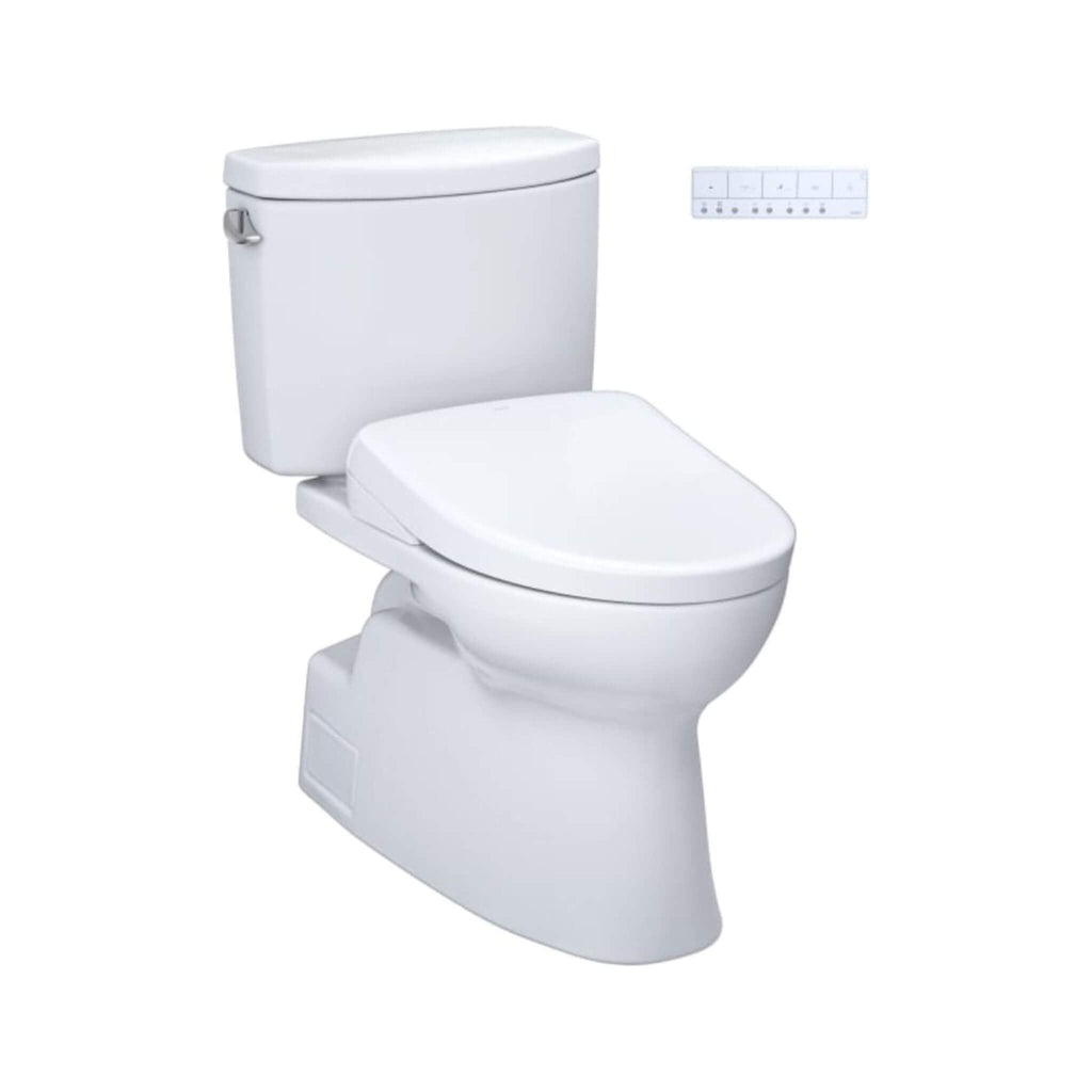 [MW4744726CEFG#01] TOTO Vespin II 1.28 GPF Chair Height Elongated Toilet With Washlet+ S7 Bidet Seat (SAK26135)