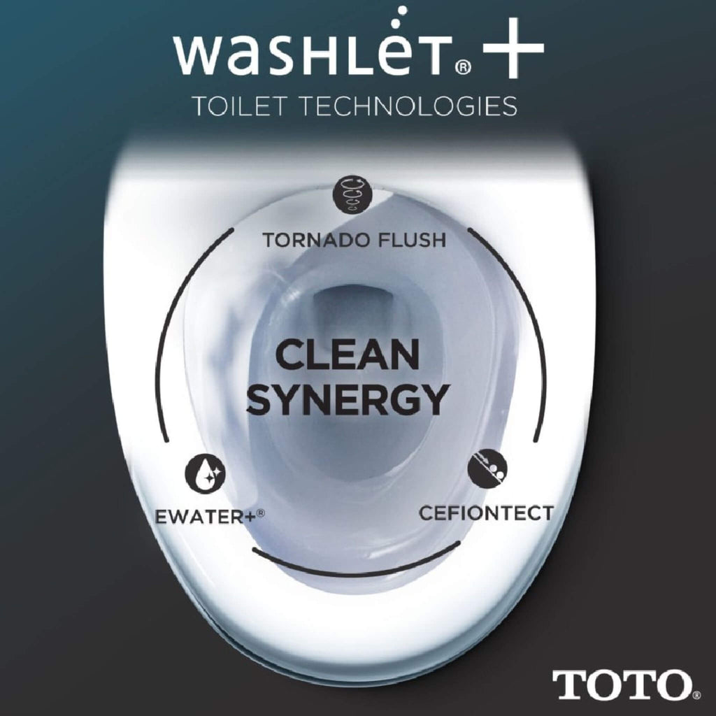 [MW4744726CUFG#01] TOTO Vespin II 1 GPF EWater Elongated Toilet With Washlet S7 Bidet Seat And Night Light (SAK10956)