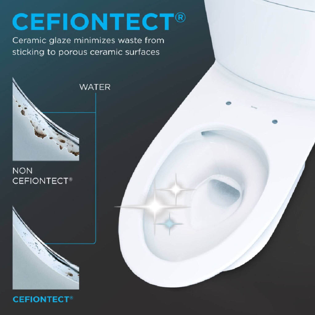 [MW7764726CEFGA#01] TOTO Drake 1.28 GPF Elongated Chair Height Toilet With Washlet S7 Heated Auto Open Bidet Seat (SAK19563)