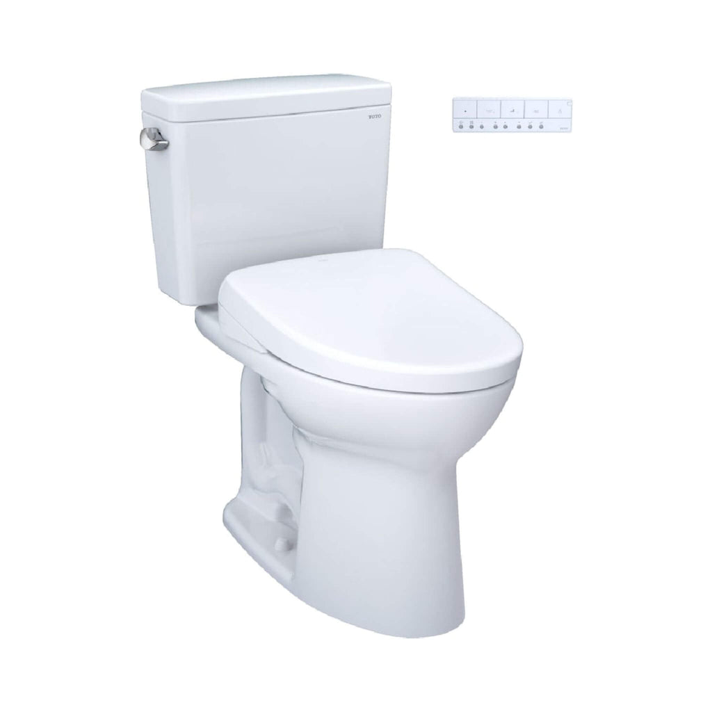 [MW7764726CSFG#01] TOTO Drake 1.6 GPF Elongated Chair Height Toilet With Washlet S7 Heated Bidet Seat And Night Light (SAK56817)