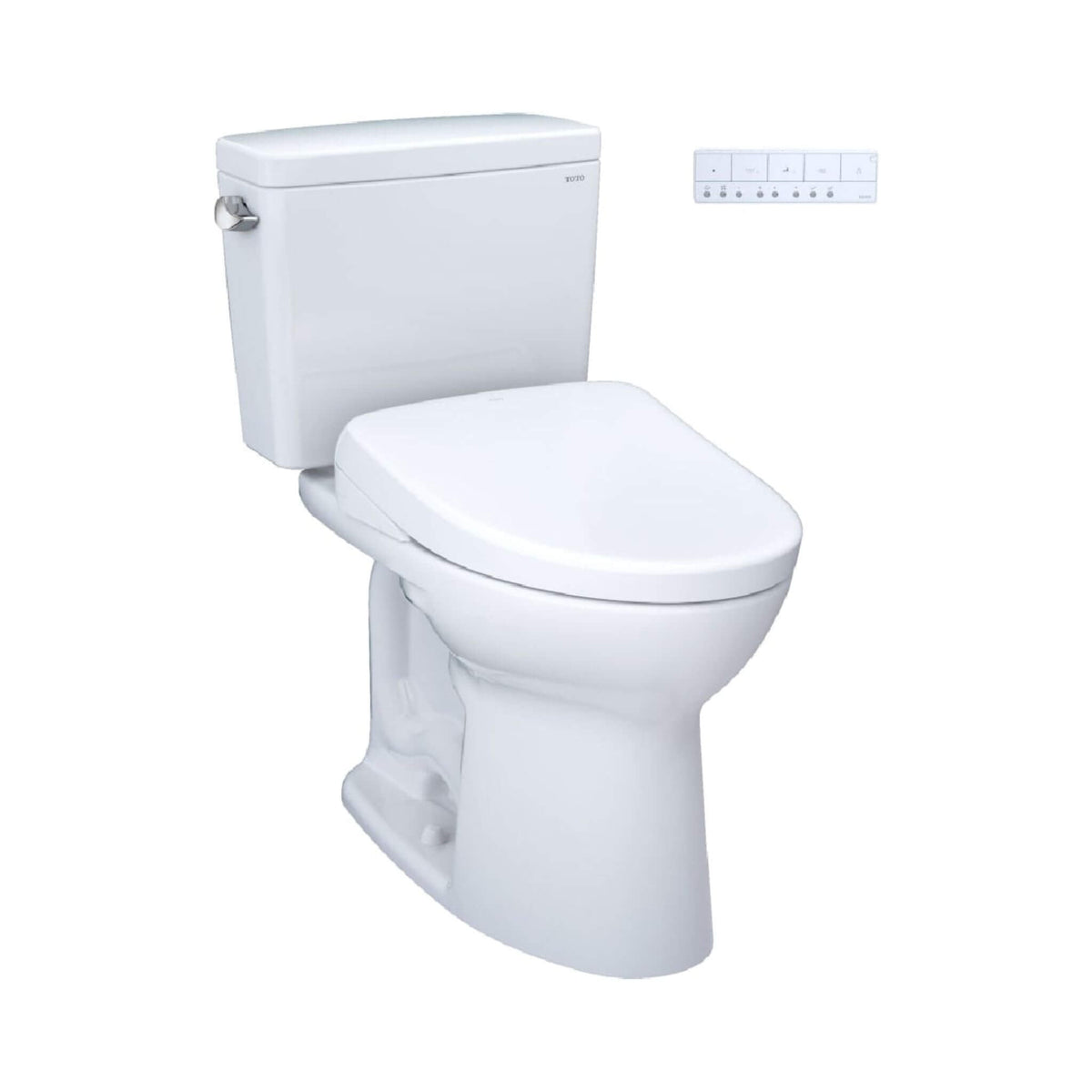 [MW7764726CSFG#01] TOTO Drake 1.6 GPF Elongated Chair Height Toilet With Washlet S7 Heated Bidet Seat And Night Light (SAK56817)