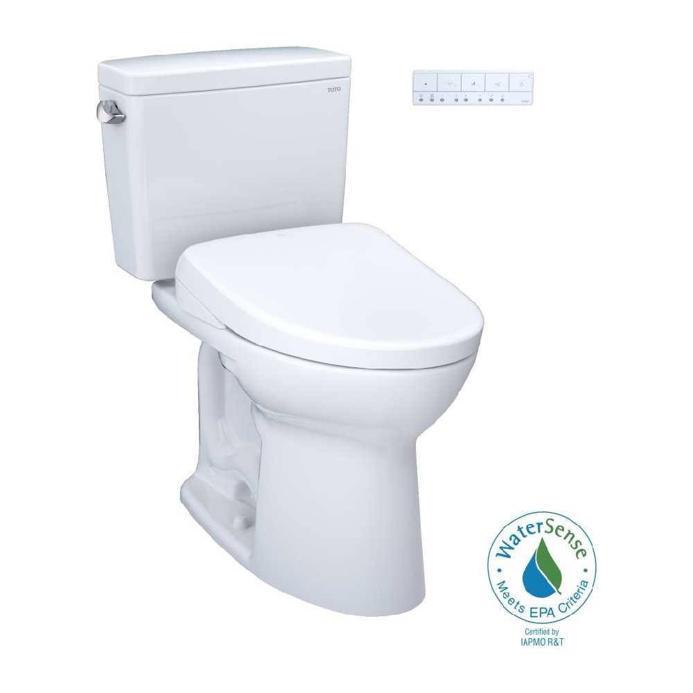 [MW7764726CSFG.10#01] TOTO Drake 1.6 GPF Elongated Chair Height Toilet With S7 Bidet Seat And 10" Rough In (SAK89024)