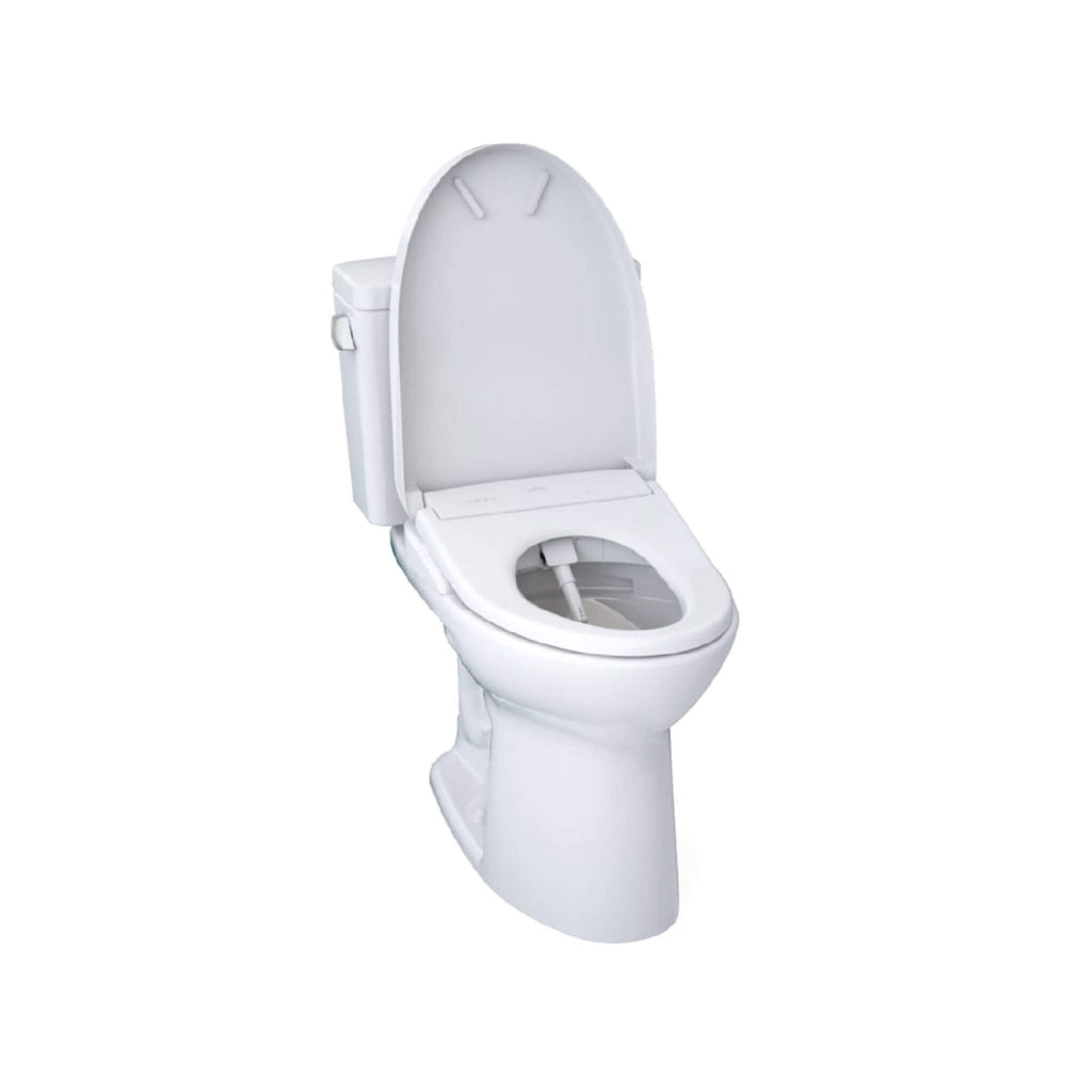 [MW7764736CEFG#01] TOTO Drake 1.28 GPF Elongated Chair Height Toilet W/ Washlet S7A Auto Heated Bidet Seat & EWater+ Technlogy (SAK95423)