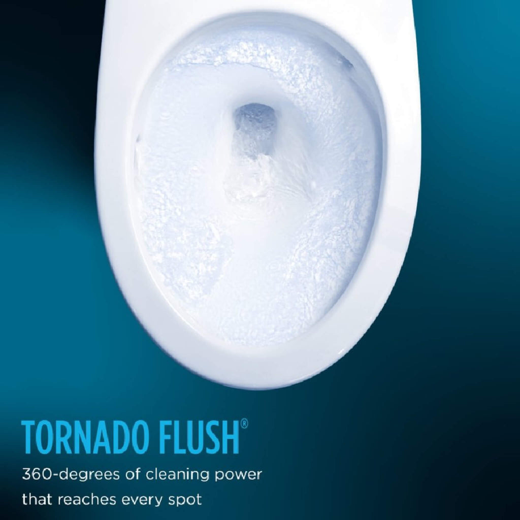 [MW7764736CEFGA#01] TOTO Drake 1.28 GPF Universal Height Toilet With S7A Auto Open Bidet Seat And Auto Flush (SAK73826)