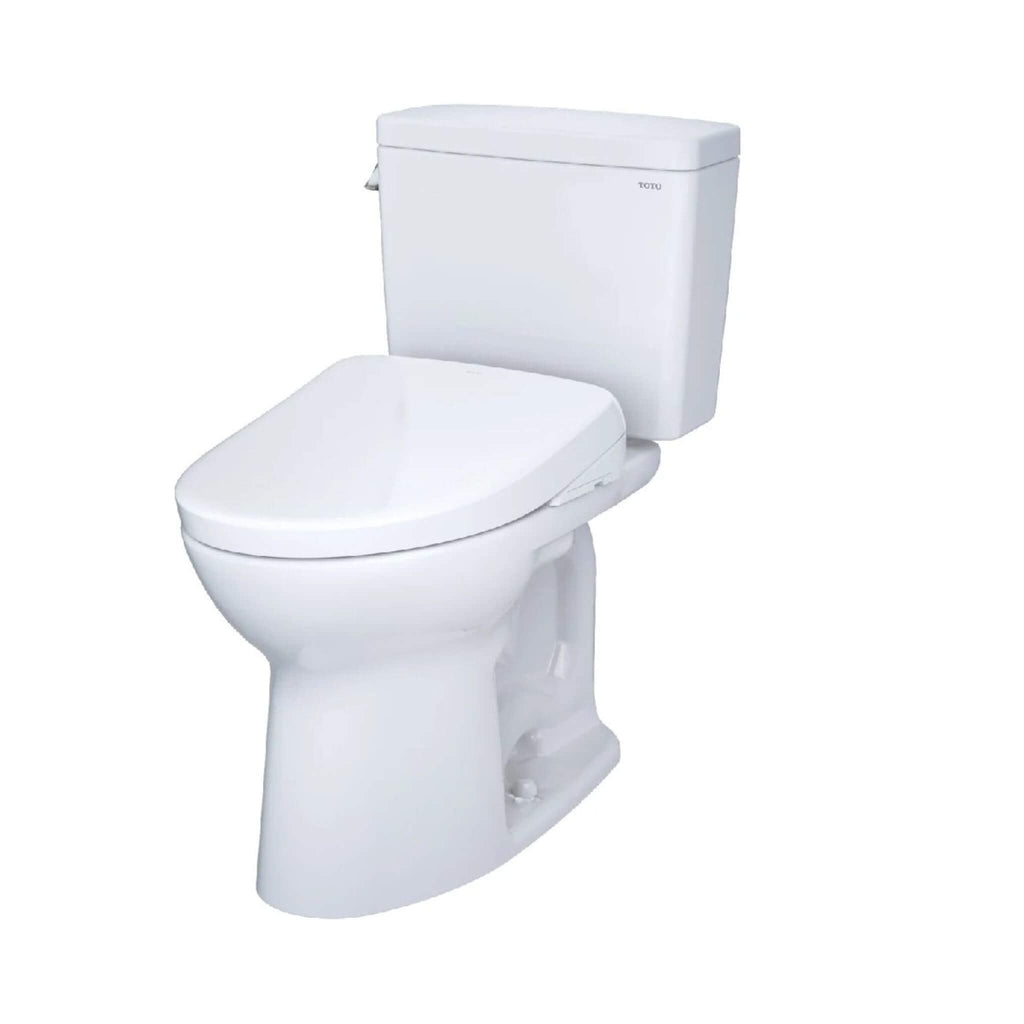 [MW7764726CEFGA.10#01] TOTO Drake 1.28 GPF Universal Height Toilet 10-Inch Rough In With Washlet S7 Bidet Seat (SAK32478)
