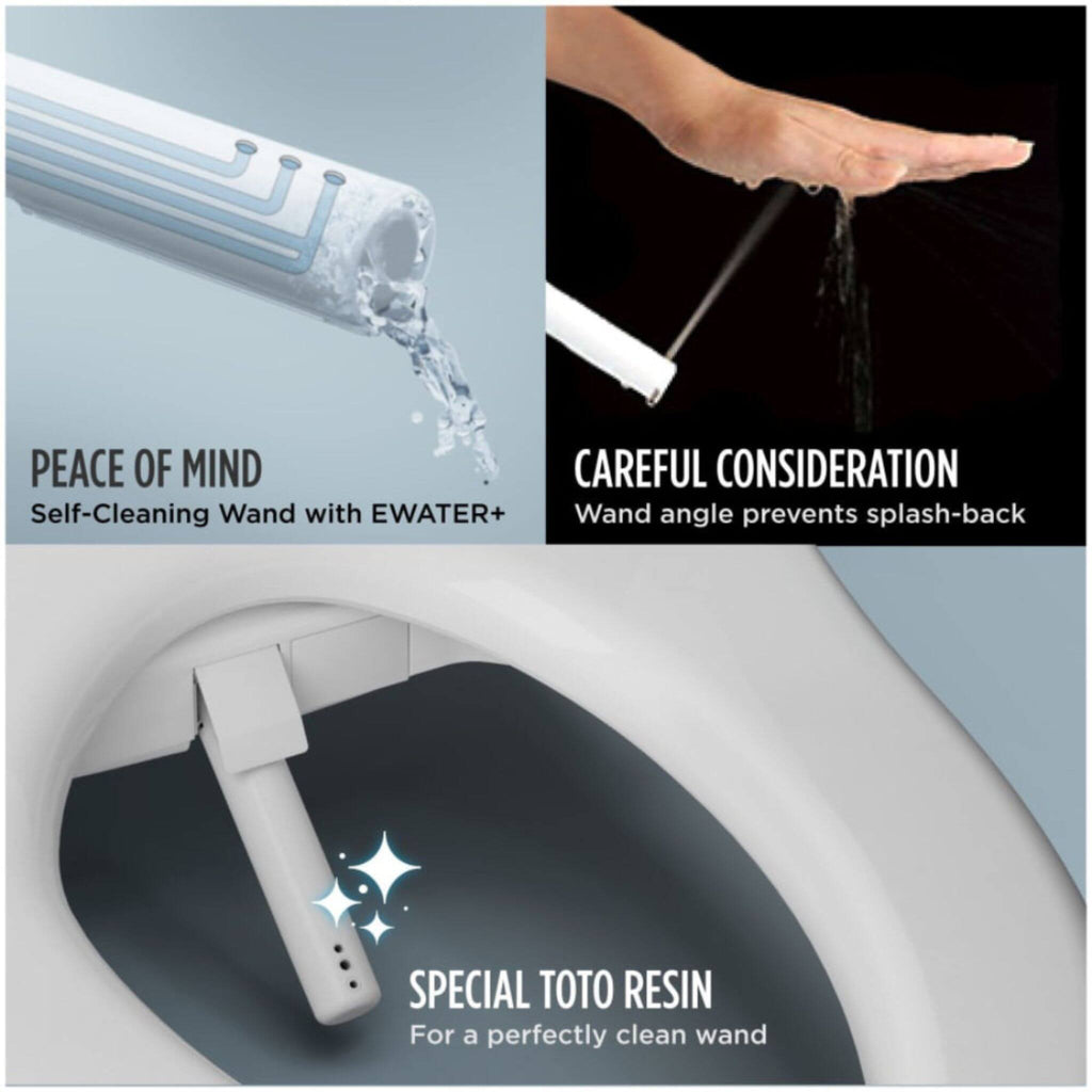 [MW7764736CEFGA.10#01] TOTO Drake Washlet S7A With 1.28 GPF Universal Height 10-Inch Rough-In Elongated Bidet Toilet (SAK35691)