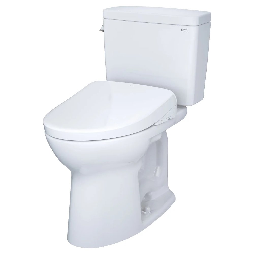[MW7764736CSFGA#01] TOTO Drake 1.6 GPF Elongated Toilet With S7A Auto Open Bidet Seat And EWater (SAK15280)