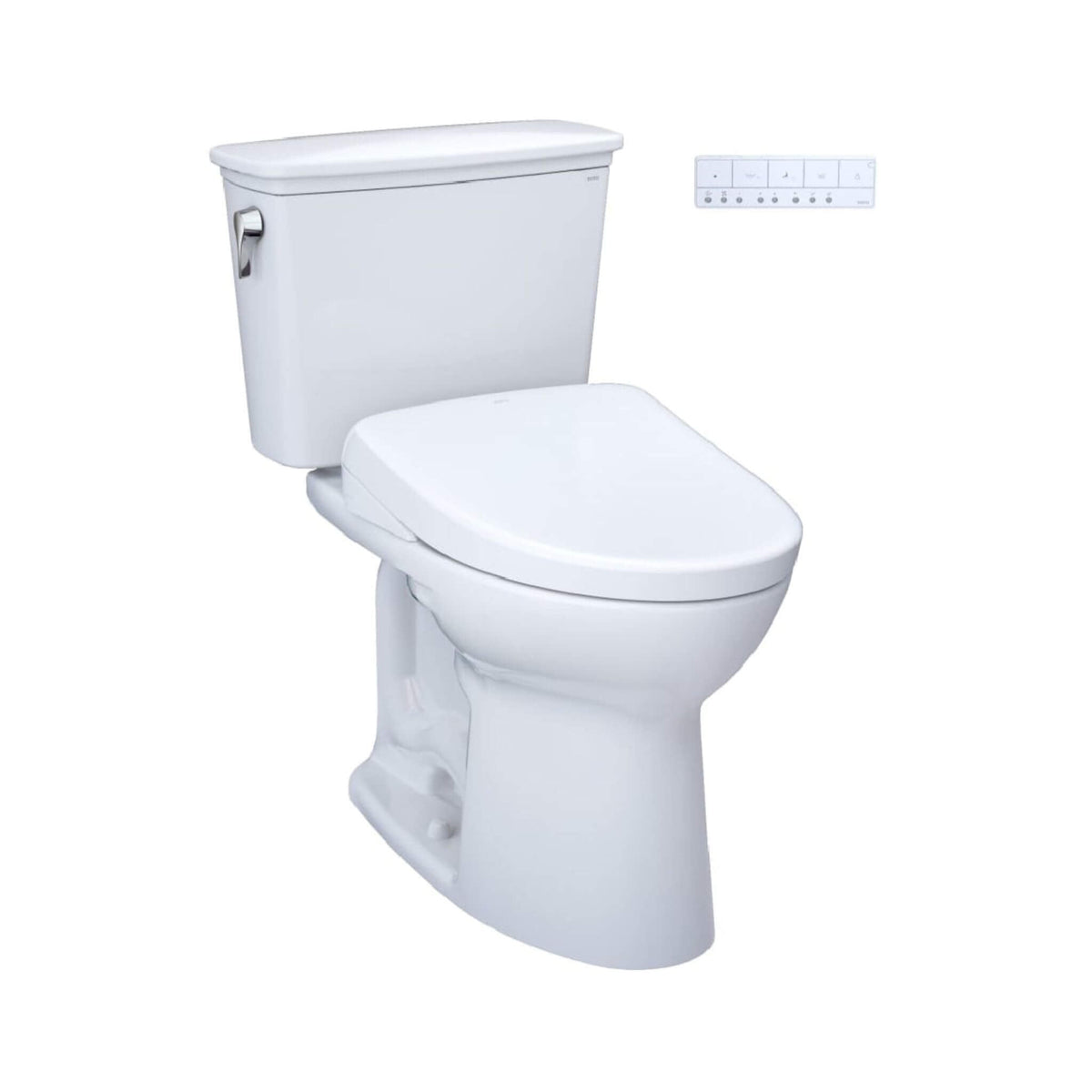 [MW7864736CEG#01] TOTO Drake 1.28 GPF Tornado Flush Toilet With Washlet S7A Bidet Seat (SAK56130)