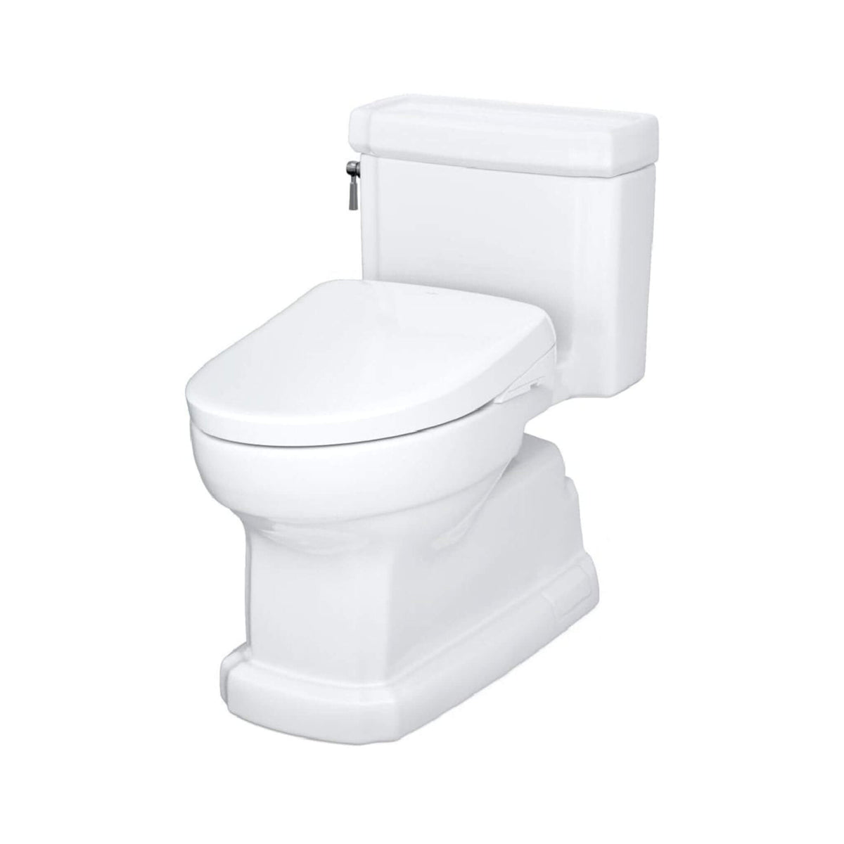 [MW9744734CEFGA#01] TOTO Guinevere 1.28 GPF Elongated Chair Height Toilet With Washlet+ S7A Tornado Auto Flush (SAK41037)