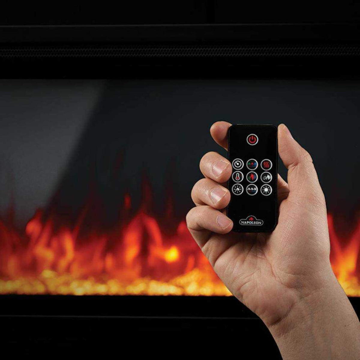 Napoleon Entice Wall-Hanging Electric Fireplace With Multi-Function Remote Control (SAK74519)