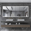 [96X40-Inch] Wall-Mounted Medicine Cabinet Mirror With Anti-Fog And Tri-Color LED Lights (SAK82340)