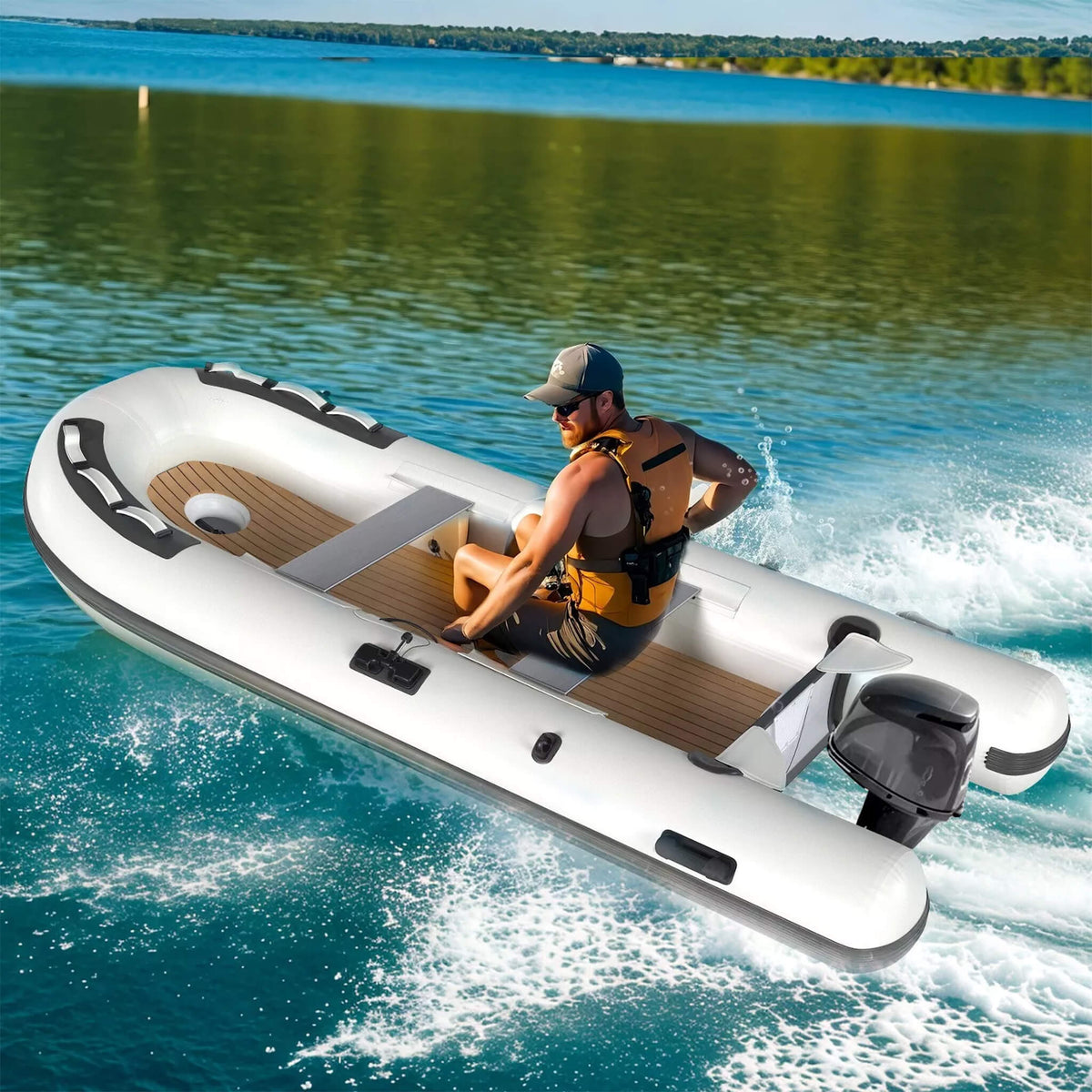 Portable Inflatable Dinghy Boat Kit With Accessories (SAK93784)