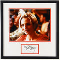 Cameron Diaz Signed There's Something About Mary Custom Framed Cut Display (JSA)