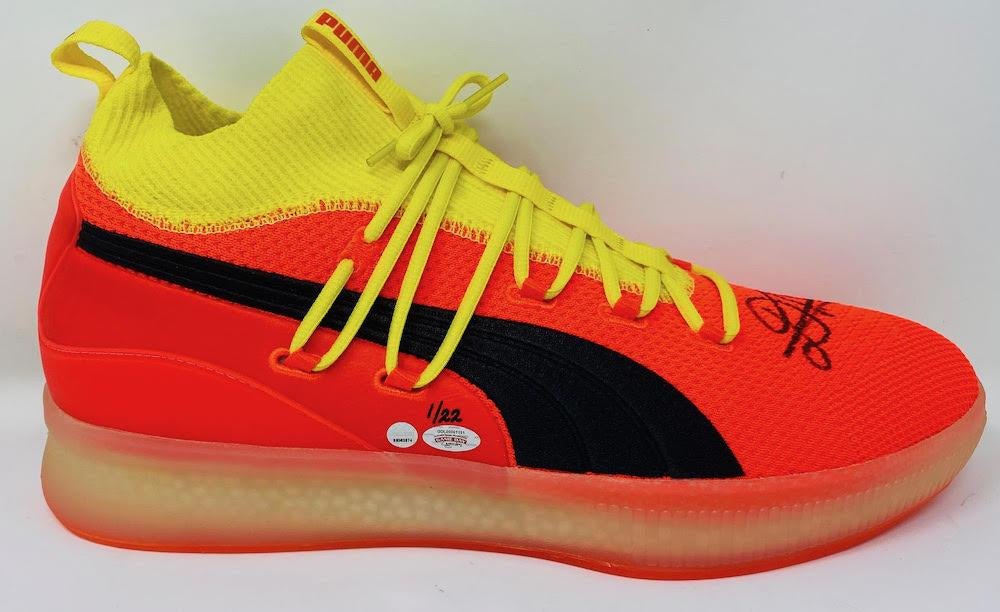 Deandre Ayton Signed Puma Clyde Shoes (Game Day Legends & Steiner) LE #1/22