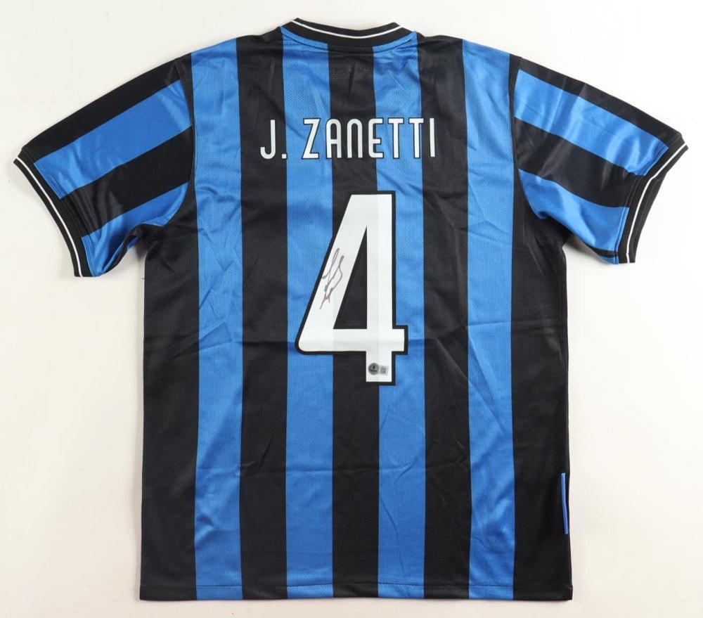 Javier Zanetti Signed Inter Milan Jersey (Beckett) Inter Milan