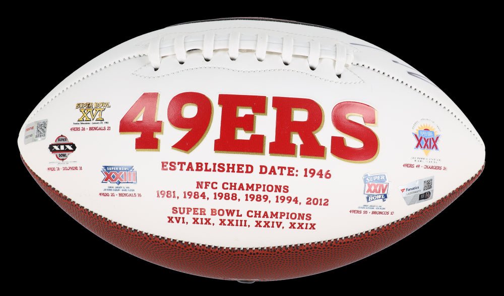 Jimmy Garoppolo Signed 49ers Logo Football (Fanatics & TriStar)