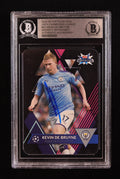 Kevin De Bruyne Signed 2019-20 Topps Crystal UEFA Champions League #42 (BGS)